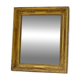 Miroir français ancien à cadre doré orné de cygnes, époque de la Restauration