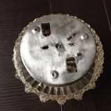 Round ceiling lamp diamond tips vintage 60s-70s