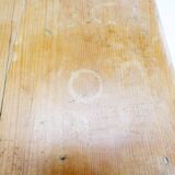 Antique English Pine 2 Drawer Desk - 1950s