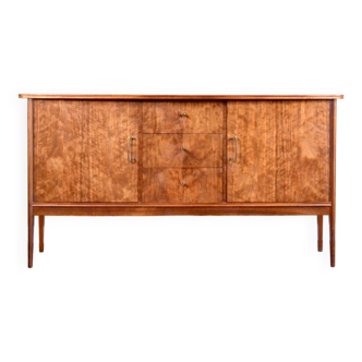 Midcentury Vanson for heal's teak and rosewood sideboard, vintage modern,