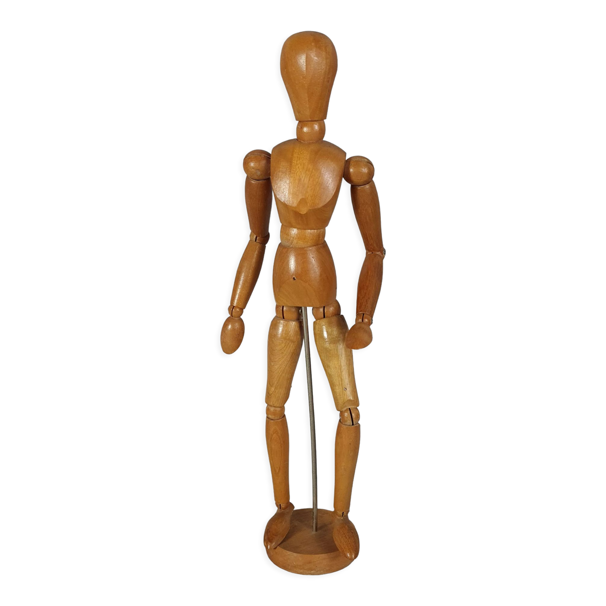 Articulated mannequin varnished wood for artist 33 cm SL