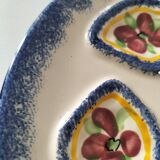 6 vintage MBFA Pornic oyster plates