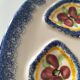 6 vintage MBFA Pornic oyster plates