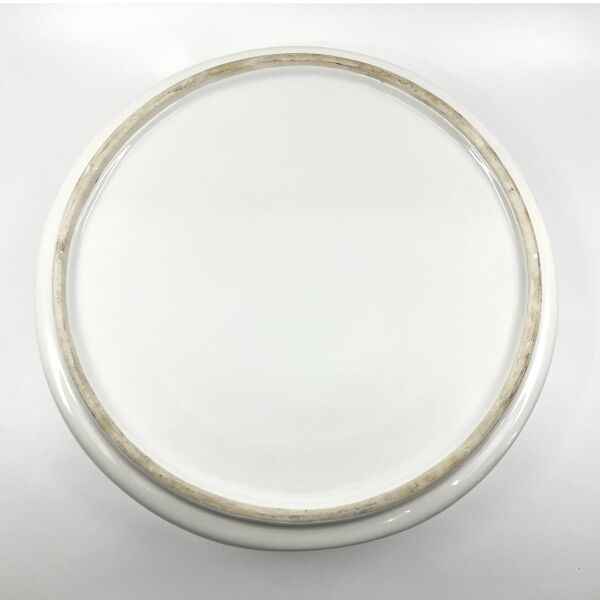 2 plats Form en céramique • Design  B. Devaux • Space Age • 1969