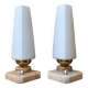 Vintage marble and opaline lamps from the 60s