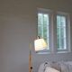 Lampadaire en cuir marron et laiton du milieu du siècle, Falkenbergs Belysning, Suède, années 1960