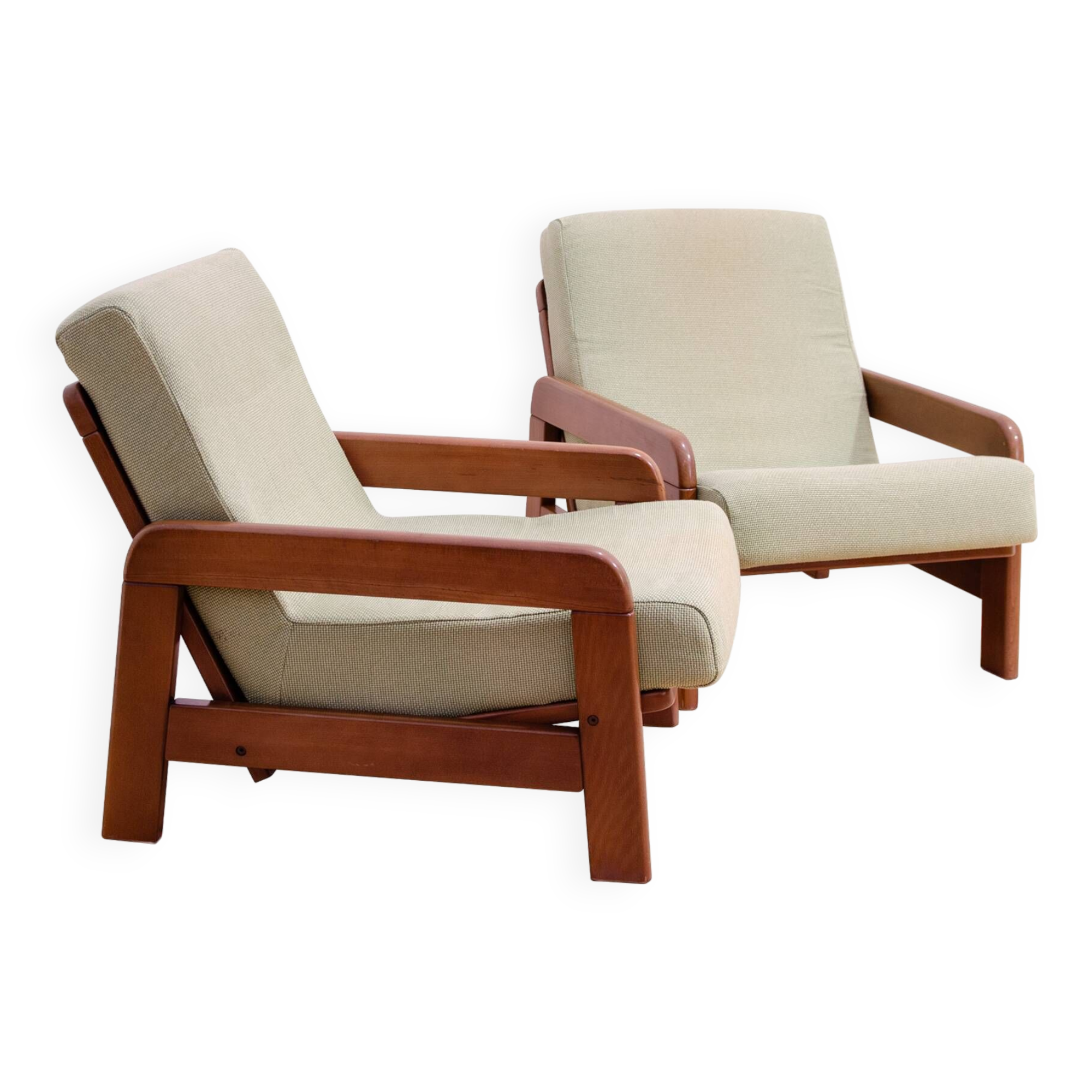 Scandinavian style Vintage armchairs, 1980´s, set of 2