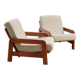 Scandinavian style Vintage armchairs, 1980´s, set of 2