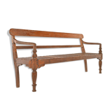 Wooden bench