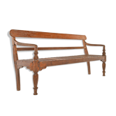 Wooden bench