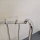 Set of 4 vintage Italian chairs by Gastone Rinaldi in chrome metal.