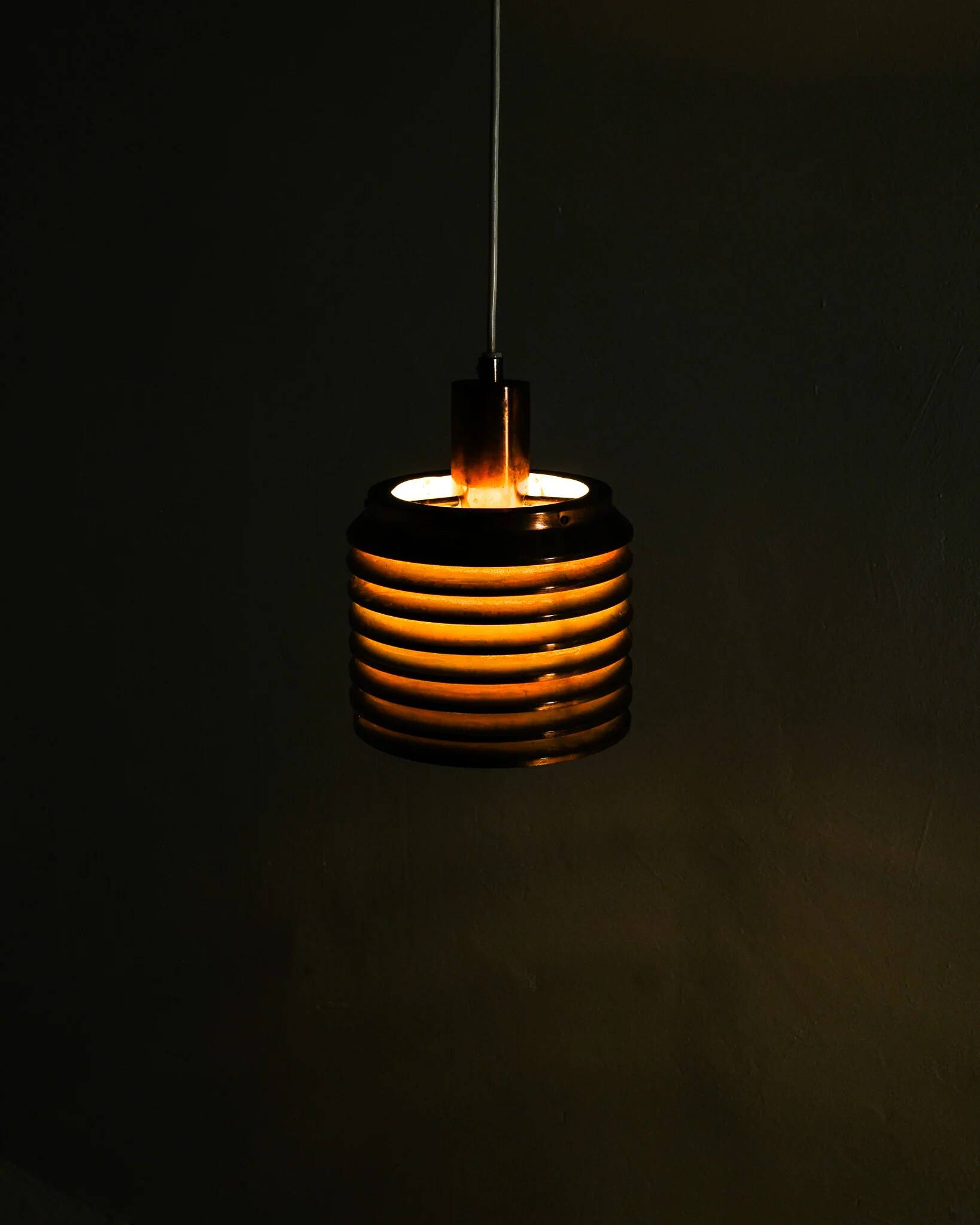 Swedish Mid Century Copper Pendant by Hans-Agne Jakobsson, 1960s