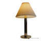 Giant vintage brass table lamp in cylindrical column design. Denmark 1960s