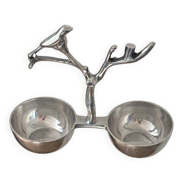 Serviteur en aluminium poli