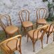 Suite of 6 bistro chairs