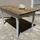 Vintage farm table orme top