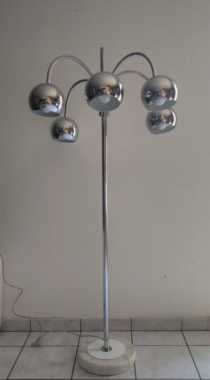 Lampadaire vintage 1990 eye ball