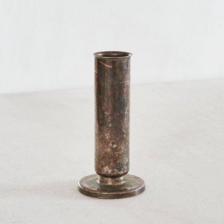 Patinated Soliflore vase by Gio Ponti for Arthur Krupp Milano, 1930s.
