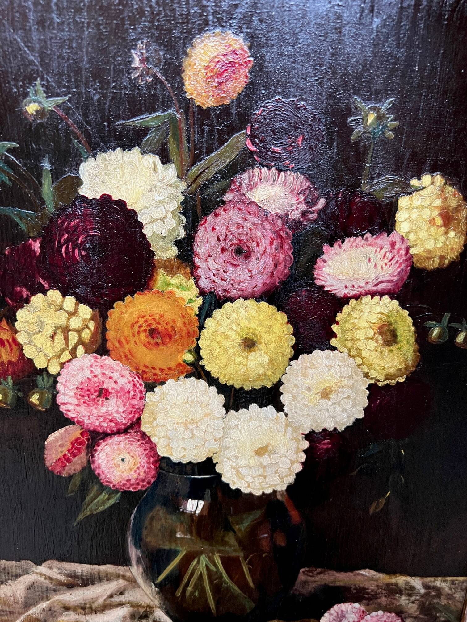 Painting “Still life with flowers”.