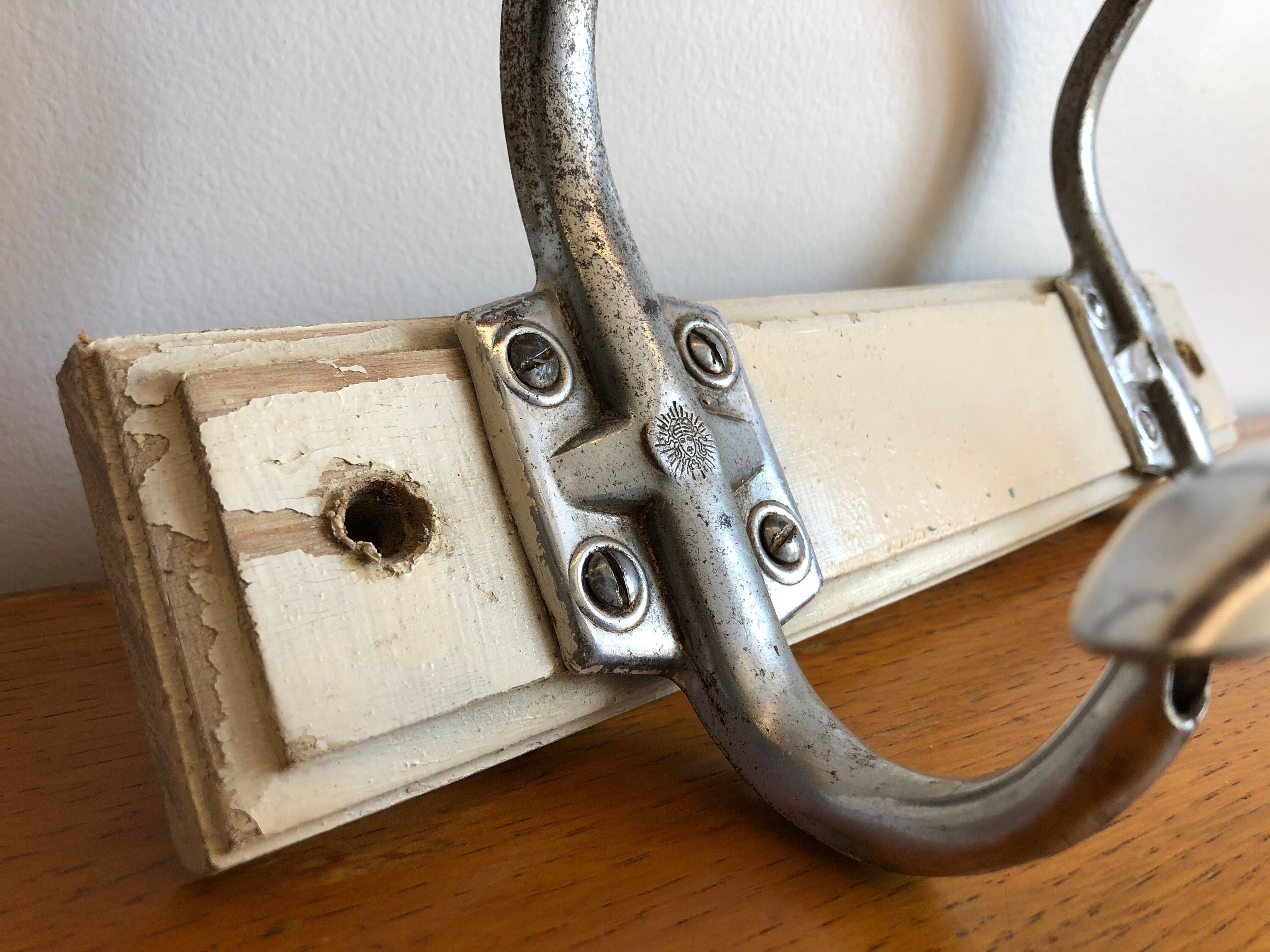 Old coat rack white sun hallmark