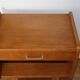 Oak bedside table with drawer, 1960