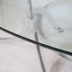 Coffee Table Chrome Spider Legs and Glass 1970s Italy
