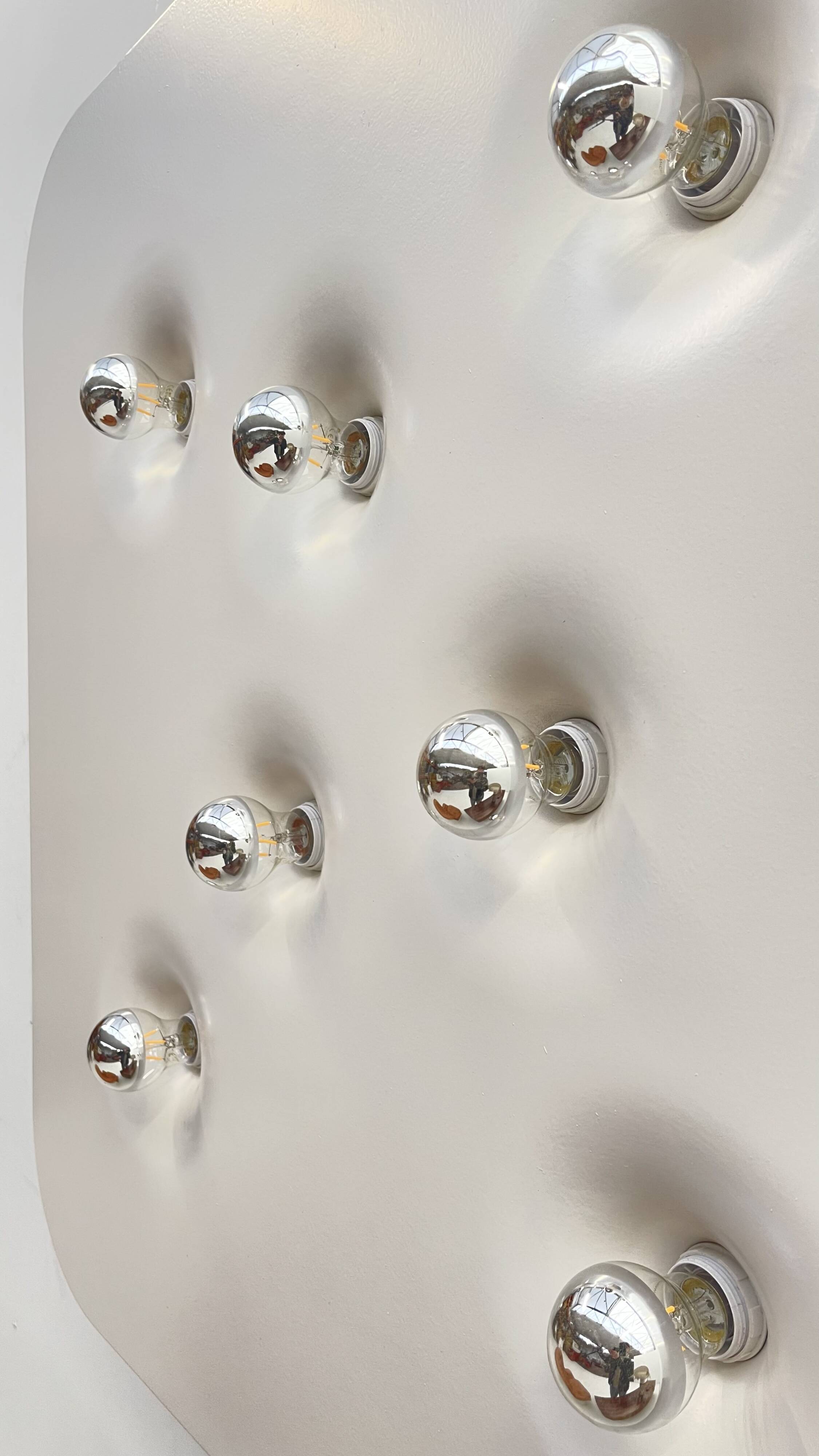 Space Age- Decorative fiberglass wall lamp - France - 1970