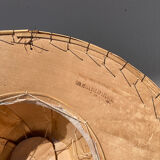 Colonial bamboo hat 70s wall decoration