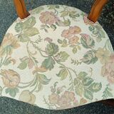 Pair of Louis XV chairs in carved walnut.