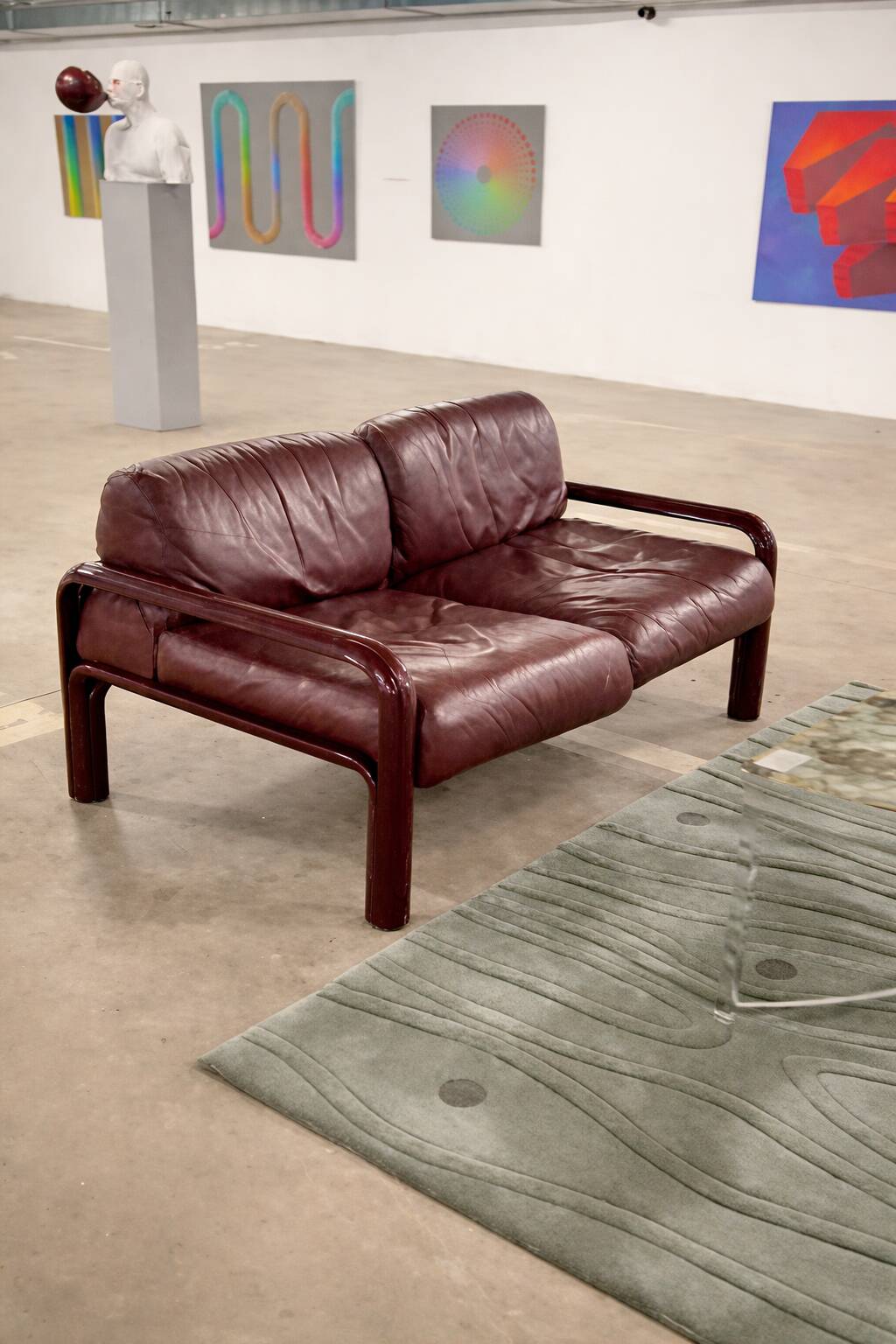 Gae Aulenti Two-Seater Sofa for Knoll International, USA, 1970s