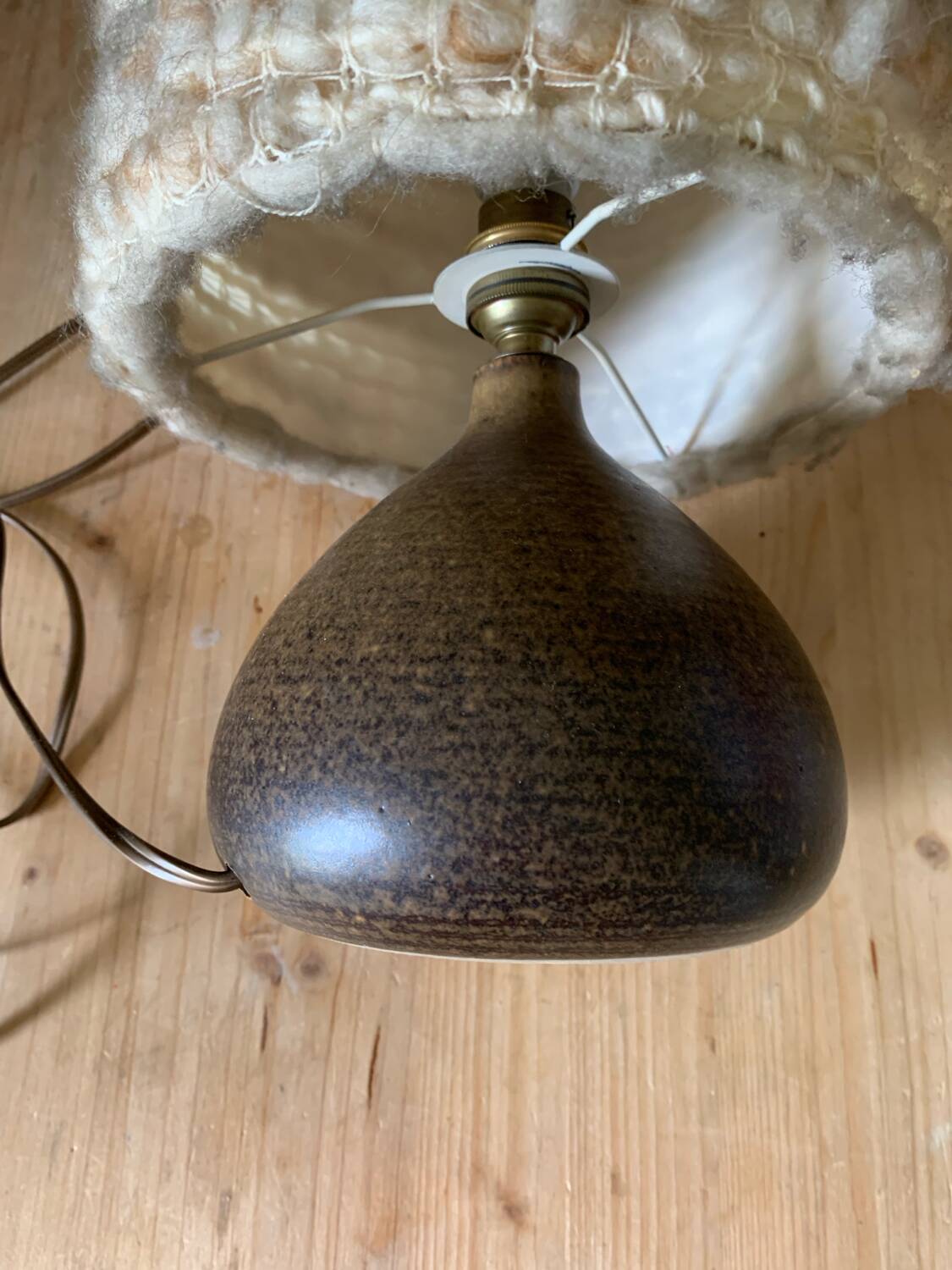Lampe en grès