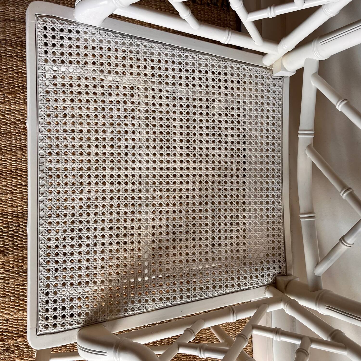 2  chairs  Faux Bamboo Jonathan Adler