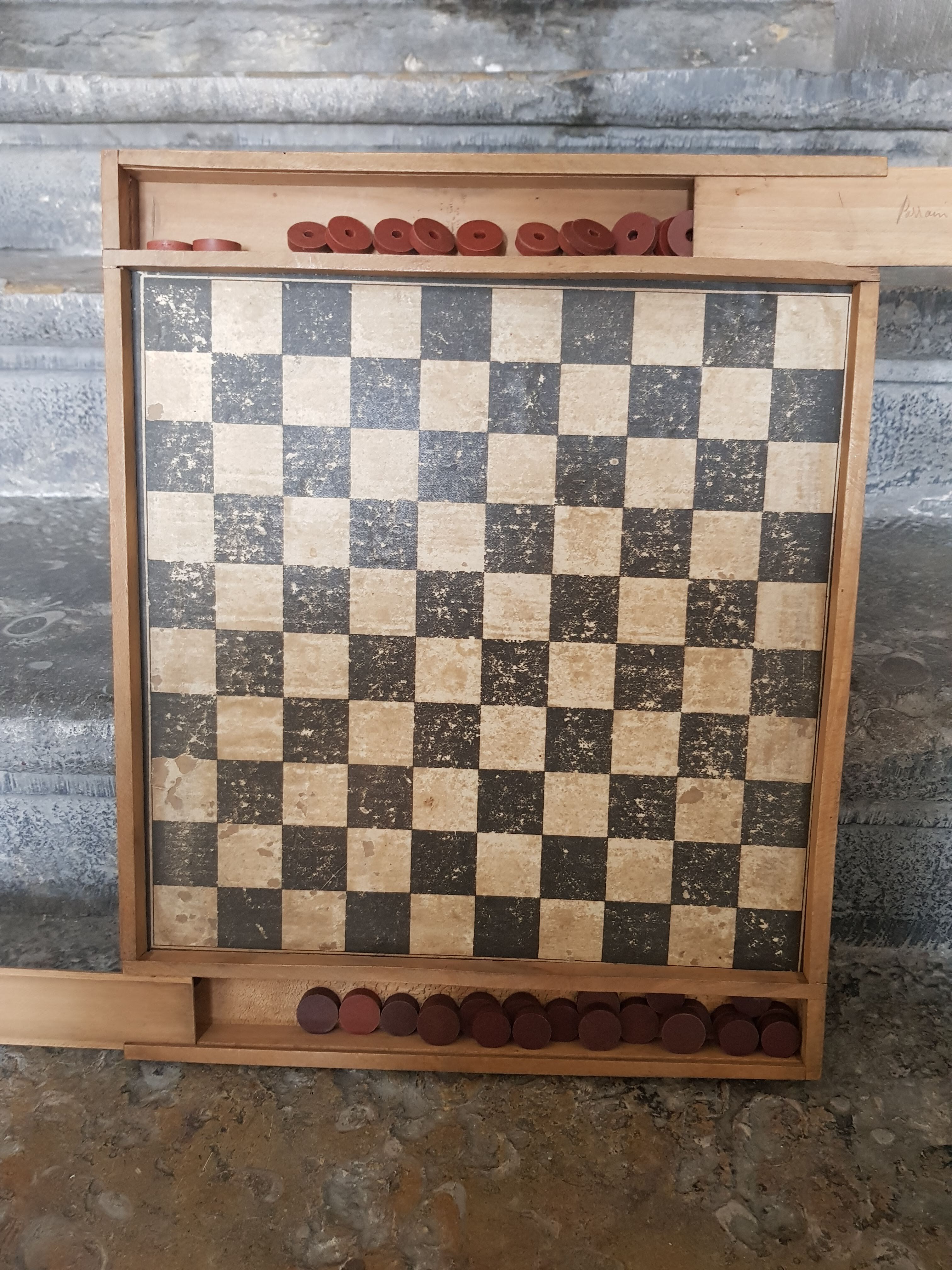 Goose game board made of wood
