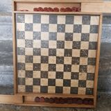 Goose game board made of wood