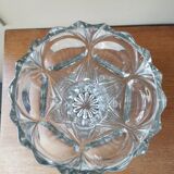Vintage crystal art deco style vase