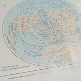 Old map of sea currents from 1928