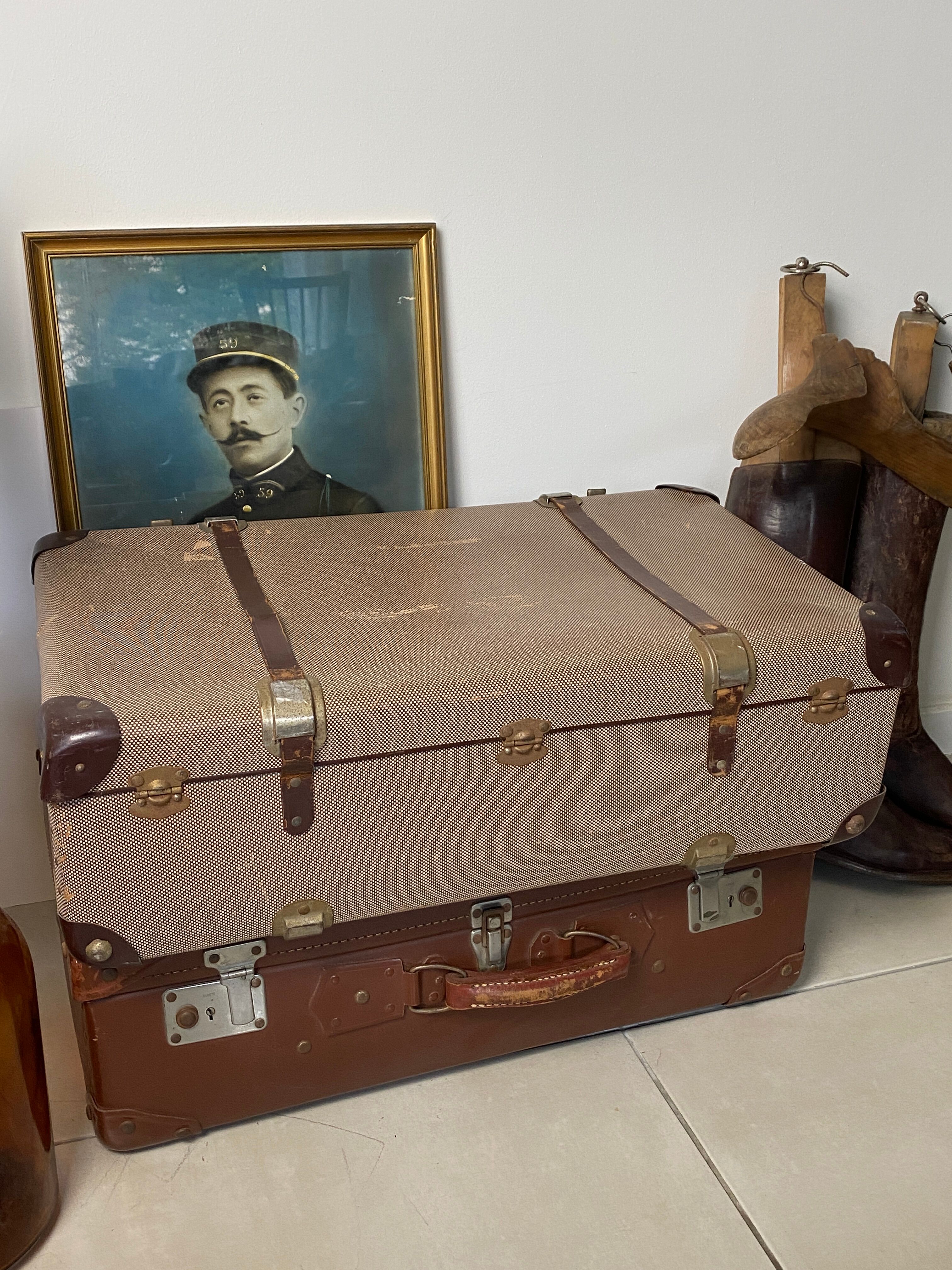 Old vintage suitcase