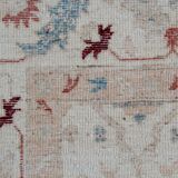 Handmade Cream Wool Floral Rug, Modern Oriental Living Room Carpet