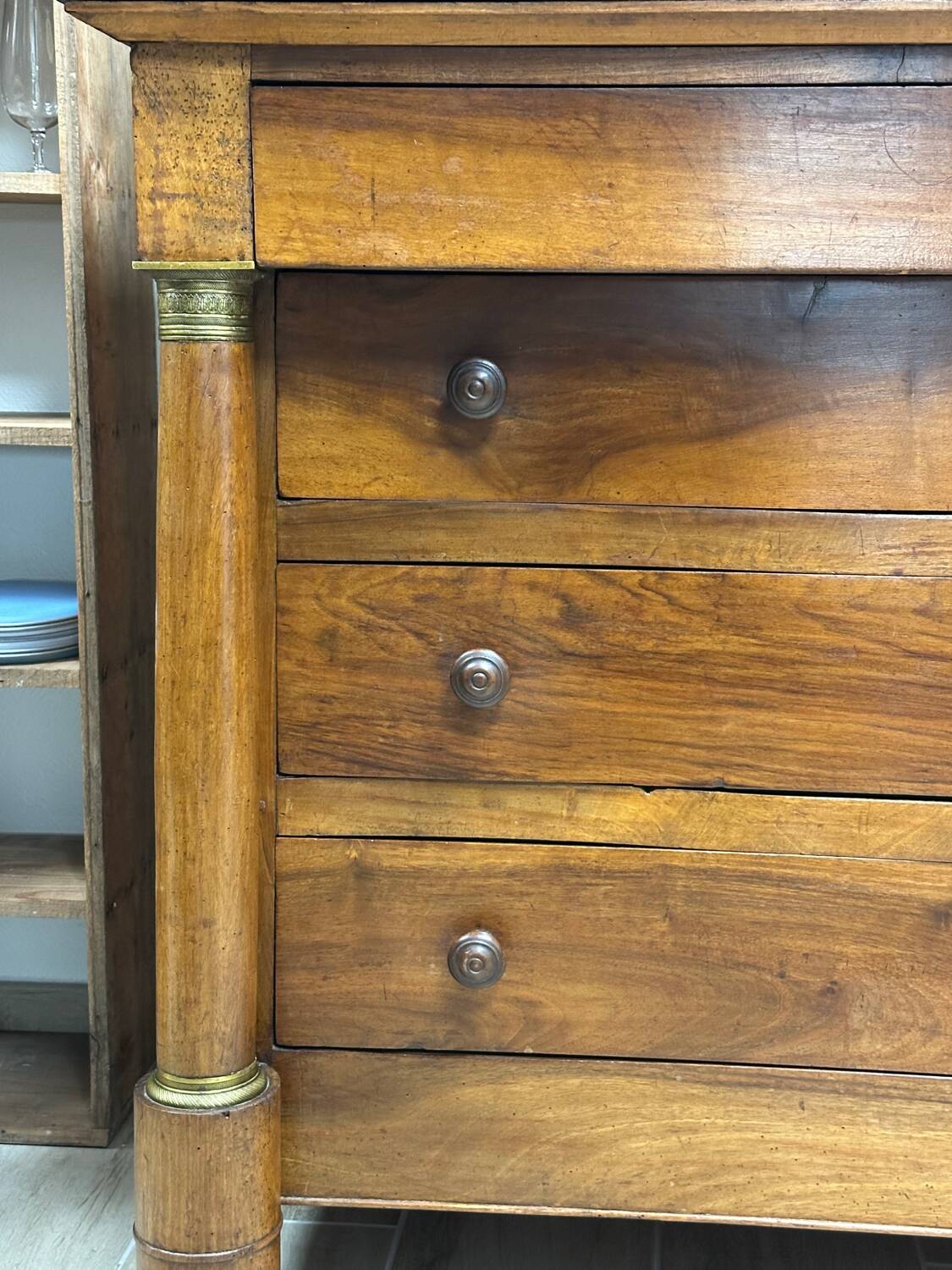 Empire style commode