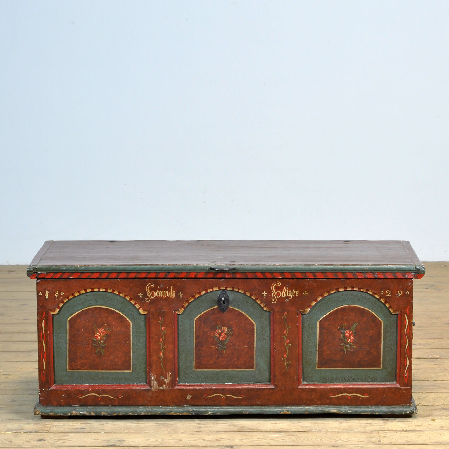 German Wedding Chest From 1820