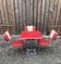 Ensemble 3 chaises et table vintage