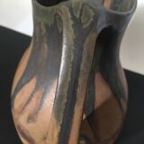 Denbac pitcher, flamed terracotta, 1900