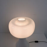 Vintage glass table lamp, 1970s