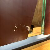 Vintage dressing table 1950 / 1960 with folding and removable mirror: convertible into an office