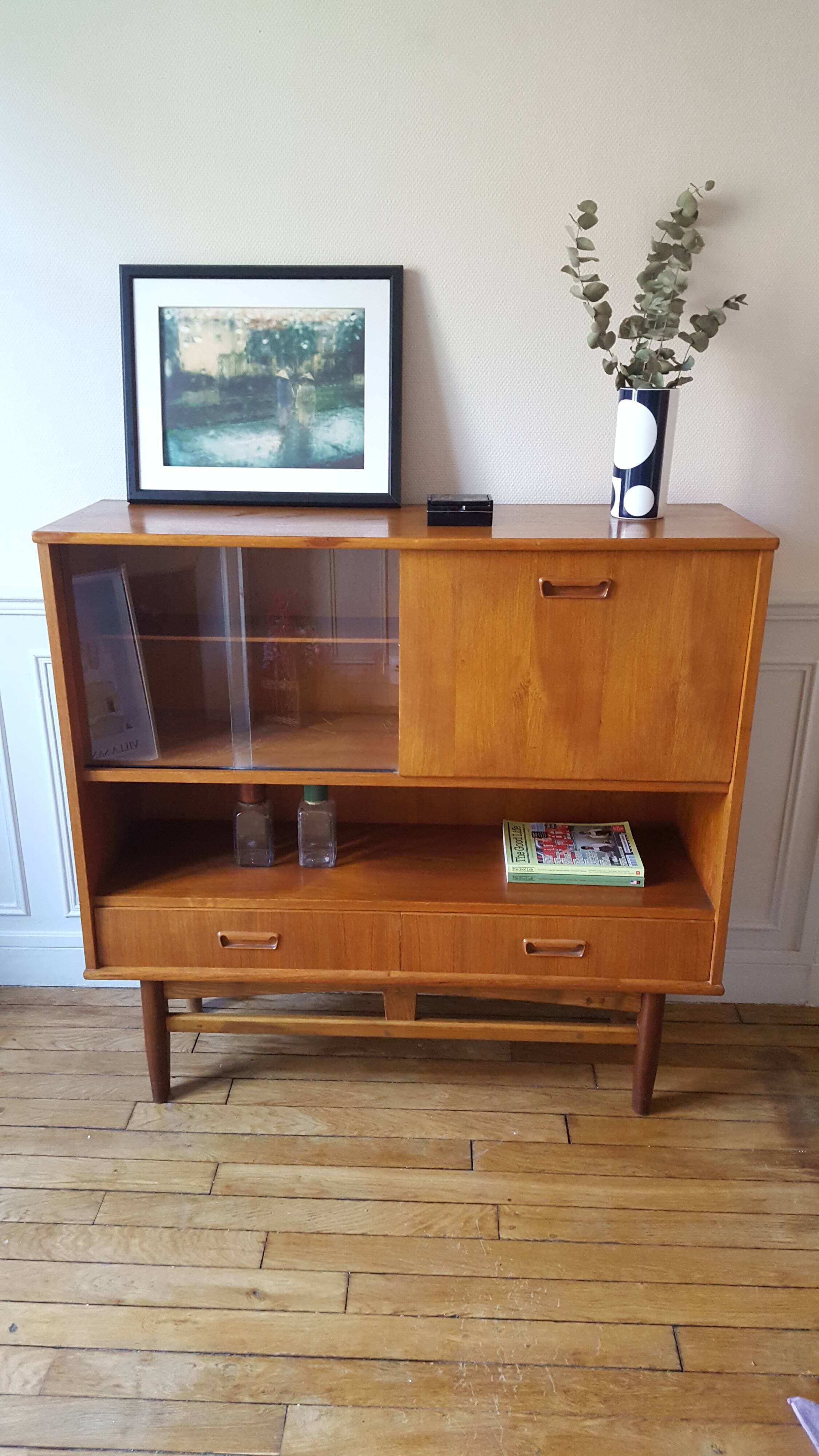 Scandinavian teak buffet, years 60