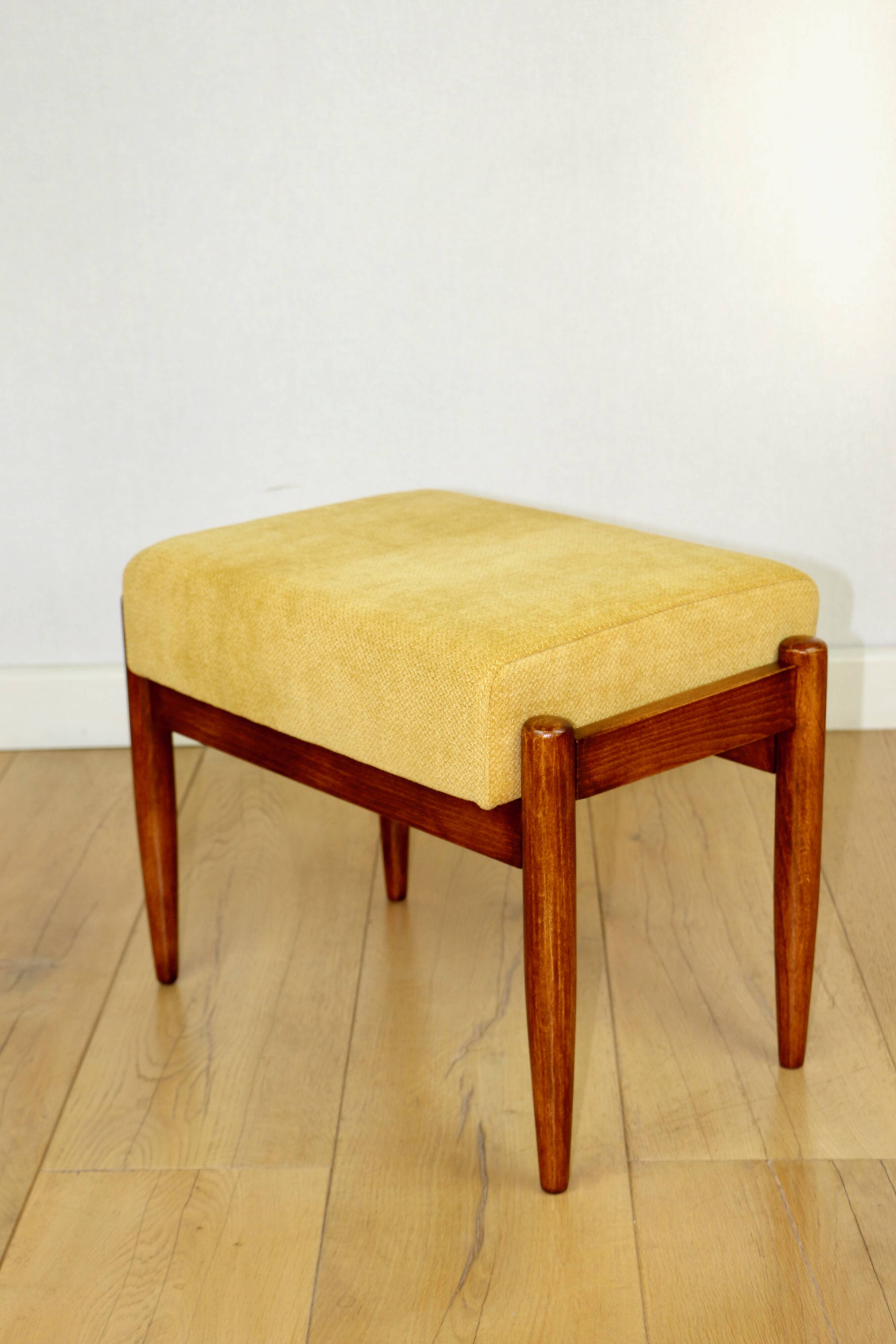 Edmund Homa stool yellow cream structural seat