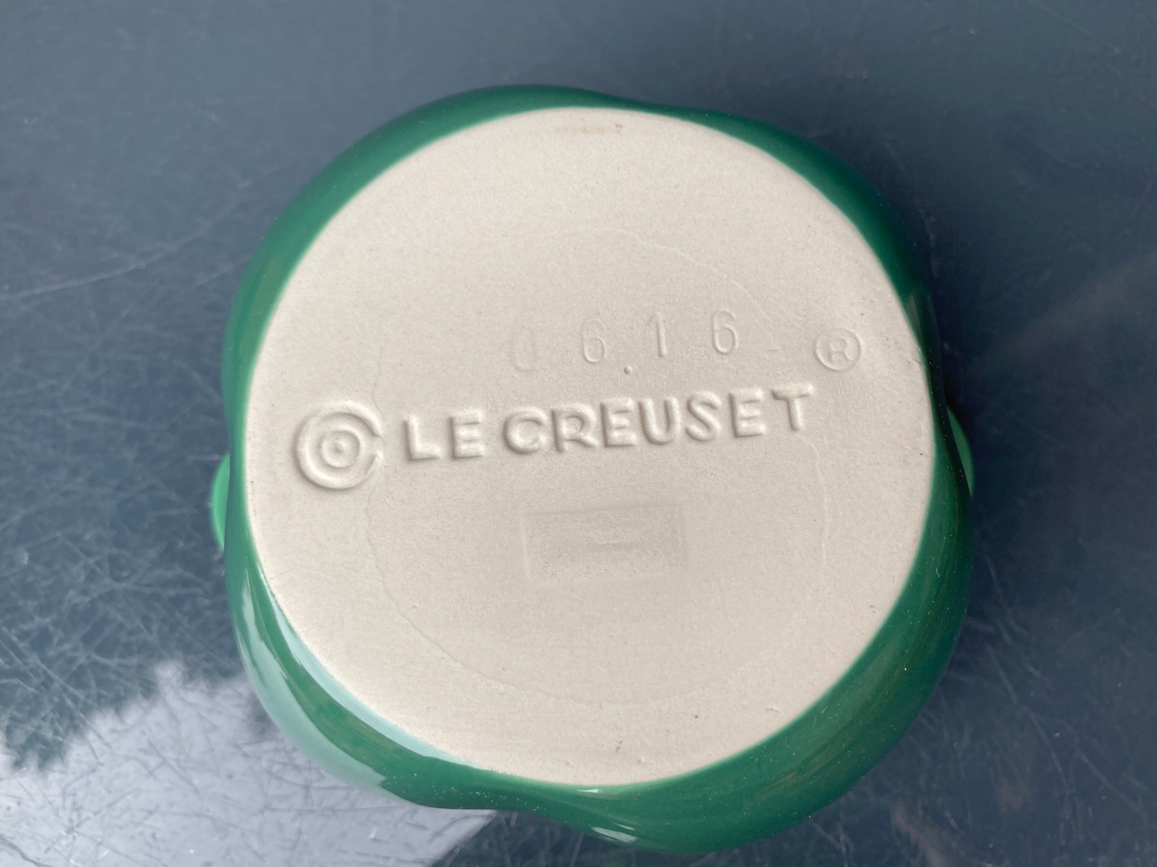 Four Le Creuset ceramic casseroles