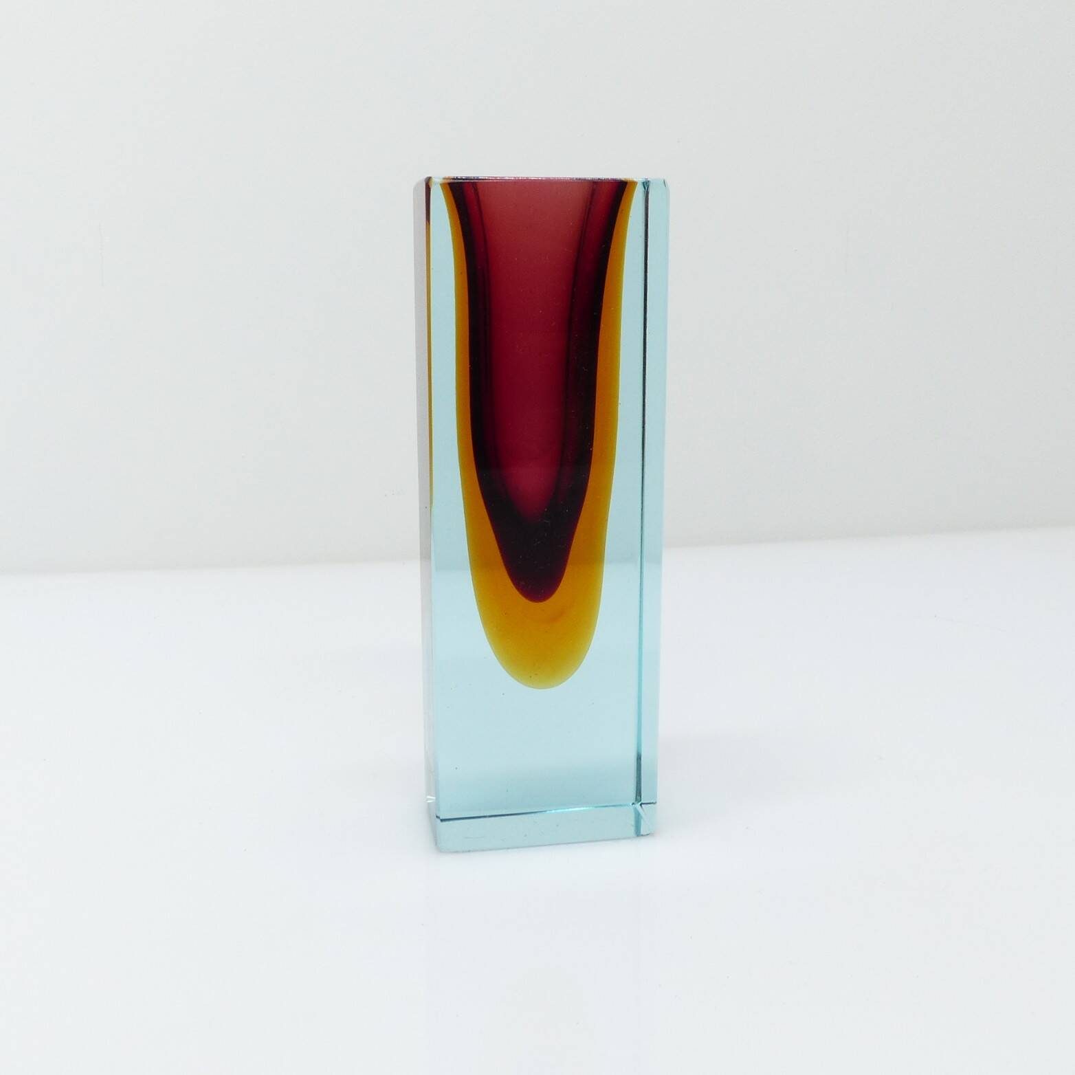 Submerged vase Seguso Vetri d'Arte, Murano, circa 1960