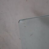 80s glass and bubbly concrete table