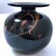 Bob le Bleis ball vase Moorish glassware Old glass paste